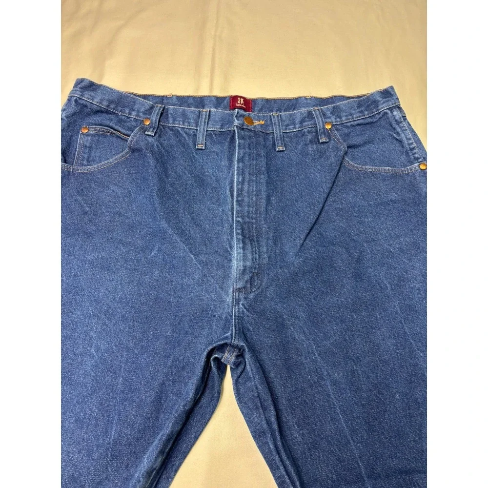 Wrangler Men Jeans 31MWZDN Dark Wash Relaxed Fit Cotton‎ 44x34